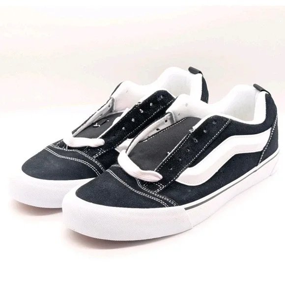 Vans Knu Skool Size Mens 13 Skate Board Black/True White Classic VN0009QC6BT